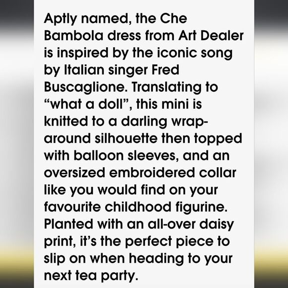 ART DEALER Che Bambola daisy print stretch knit kawaii wrap mini dress S‎ - Picture 11 of 12